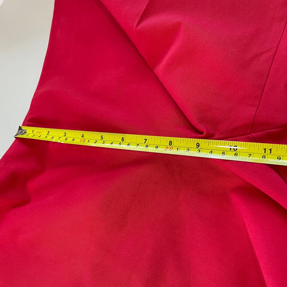 Estelle and Finn Red Stretch Tapered Leg Pants Slacks Leggings 10 - Picture 9 of 12